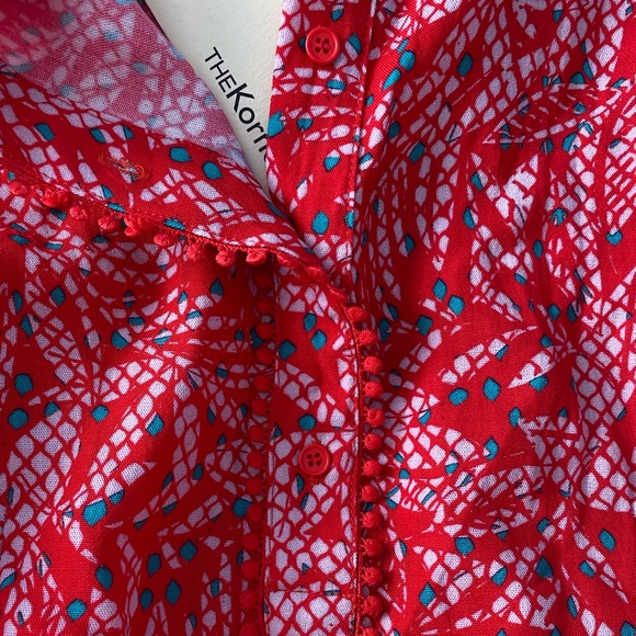 The Korner Long Sleeve Maxi Dress Lace Details New - Picture 5 of 6